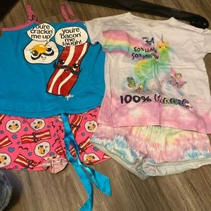 Kids size 10 pajama sets
